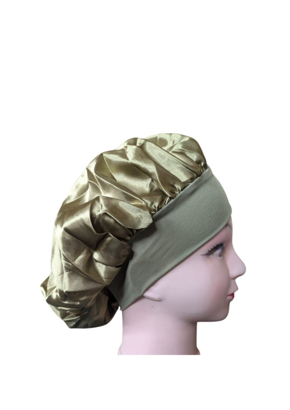 Olive Green Kids Bonnet